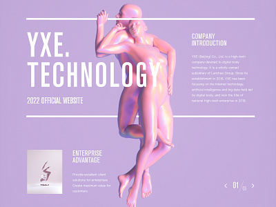 YXE.TECHNOLOGY website clear helth human ui web