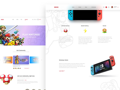 Nintendo website redesign 4