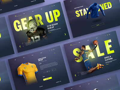 Sports Gear Store Web UI