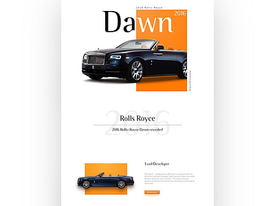 Rolls-Royce Dawn car clear rolls royce simple web