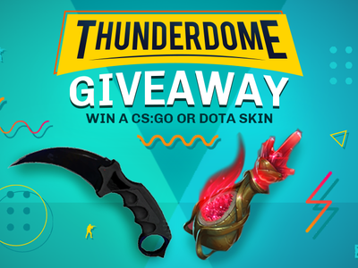 Thunderdome Gleam Contest Giveaway design esports giveaway graphic design