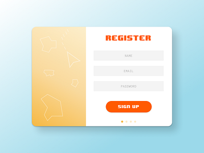 Day 001 | Daily Ui daily ui daily ui 001 desktop register sign up ui