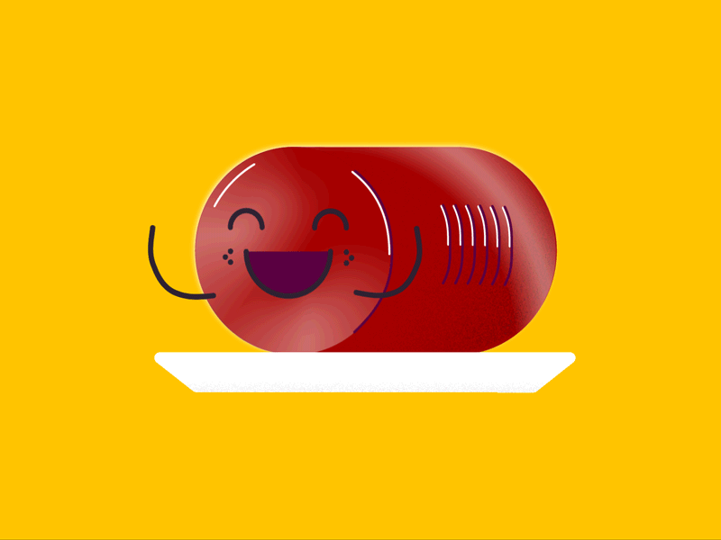 Cranberry animation character cranberry cranberrysauce holiday illustration schoolofmotion thanksgiving