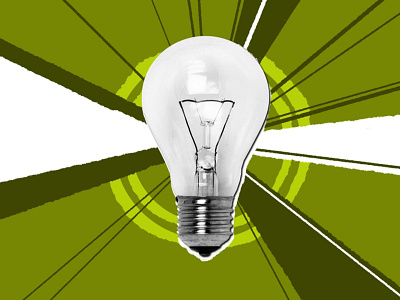 Light bulb - Style Frame animation green illustration illustrator lightbulb motion design photoshop style frame
