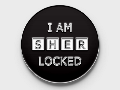 I Am Sher Locked Enamel Pin By Danielle Macarthur On Dribbble