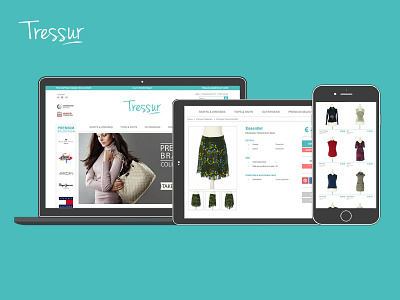 Tressur adobe illustrator adobe photoshop axure responsive design ui ux webshop