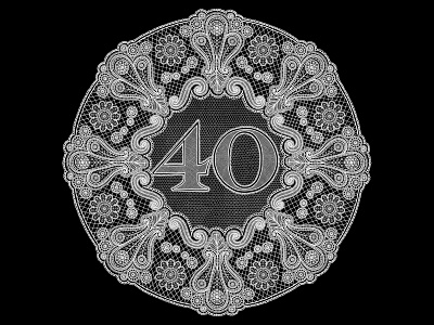 Lace Lettering 40