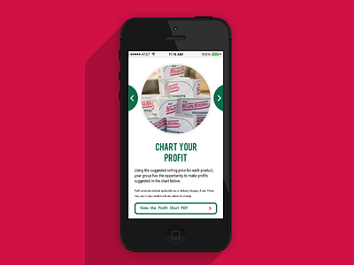 Krispy Kreme Website Redesign - Fundraising - Tips button doughnuts flat interface jessica pine krispy kreme menu mobile navigation responsive ui website