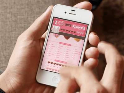 Krispy Kreme Who Do You Heart Cover Image App customize facebook interactive krispy kreme list mobile pink ui valentines