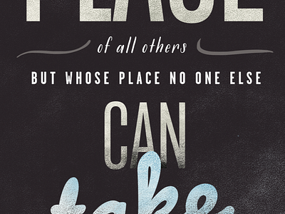 Type and Texture Experiment cream dark illustration quote texture typography