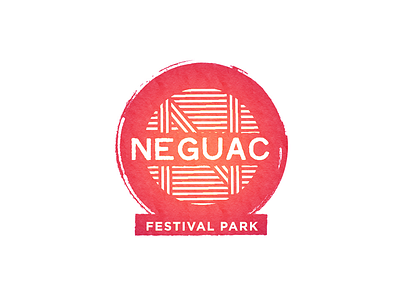 Neguac Festival Park 2 circle festival logo music texture tribal