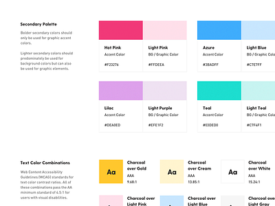 Style Guide — Colors accessibility bright colors guidelines palette style guide ui