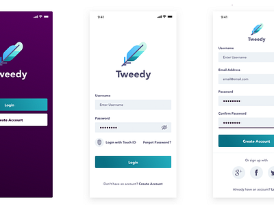 Tweedy — Design Concept