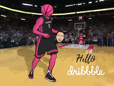 Hello dribbble dribble first shot