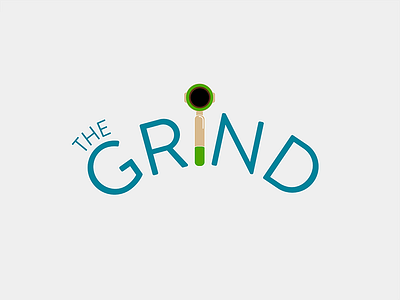 The Grind : : Thirty Logos art coffee coffee shop design graphic design logo seattle the grind thirty logo challenge thirty logos washington