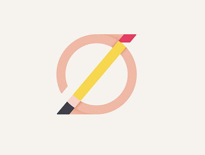 Z+O monogram pencil drawing logo monogram o pencil z