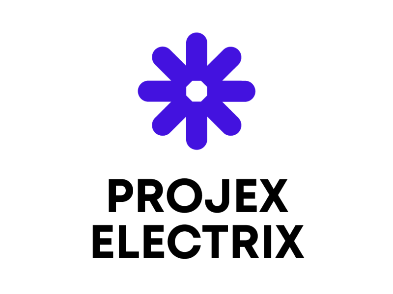 Projex Electrix Logo Design by Hicham Baghedoud on Dribbble