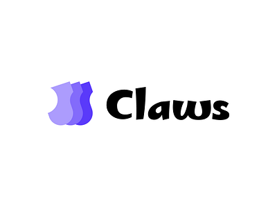 Claws Logo ai ai tool brand design branding claw devtool logo logo a day logo design online tool visual identity