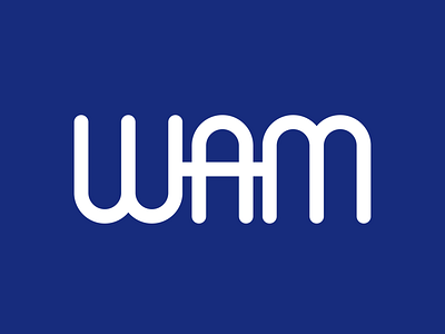 Wam Logo design brand design brand identity branding design flat graphic design logo logo a day logo design typography vector visual identity