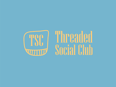 Threaded Social Club logo design