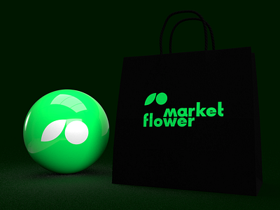 Market Flower Branding 3d art agriculture brand design brand identity branding design logo logo a day logo design packaging startup tech visual identity