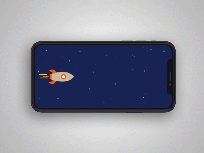 Explore the Galaxy after effects animation astronomy explore flat design galaxy gif iphone x loop space