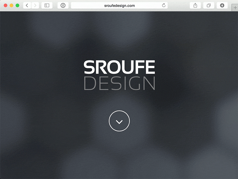 Sroufe Design Landing Page