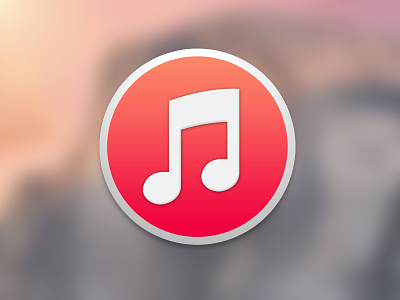 iTunes Icon apple icon itunes music note yosemite