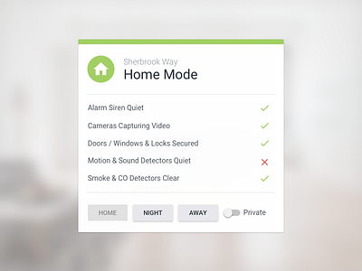 Smart Home Security Widget connected devices home aegis home kit security smart home wink