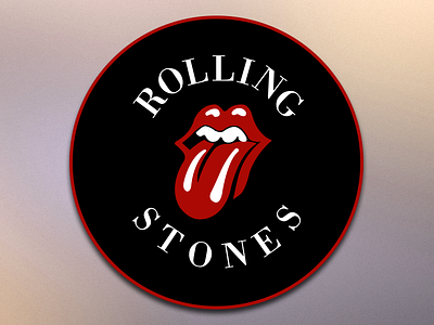 Rolling Stones band music patch rolling stones vector