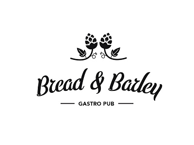 Bread Barley Logo branding graphic design logo