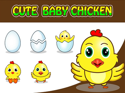 CUTE CHICKEN badges PACK