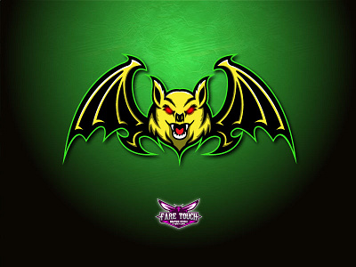 Bat mascot logo