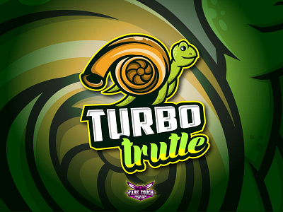 turbo tortoise mascot logo