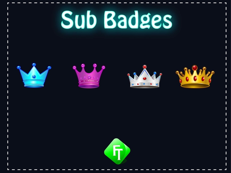 crown sub badges by fare_touch on Dribbble