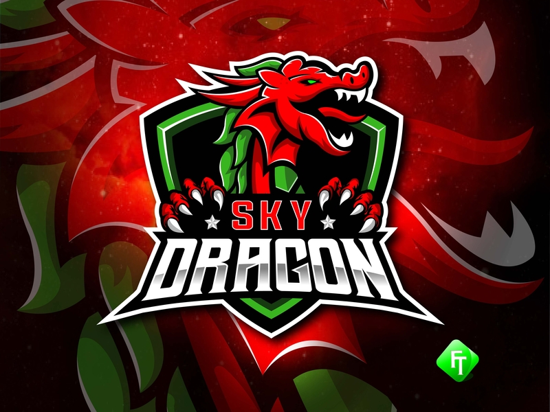 Red Dragon Mascot Logo By Fare Touch On Dribbble