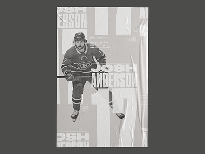 Random Sketch - 06 black and white design graphic design hockey layout poster poster design print sport sports tonal typography