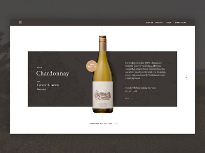 Homepage - Wine module