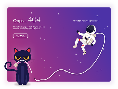 Daily UI Challenge #008 - 404 Page