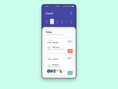 Schedule for professionals app app concept appointments bussiness calendar design homepage icon landing page planner print professionals schedule ui