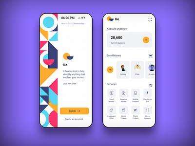 Lilo  -  Banking App Concept