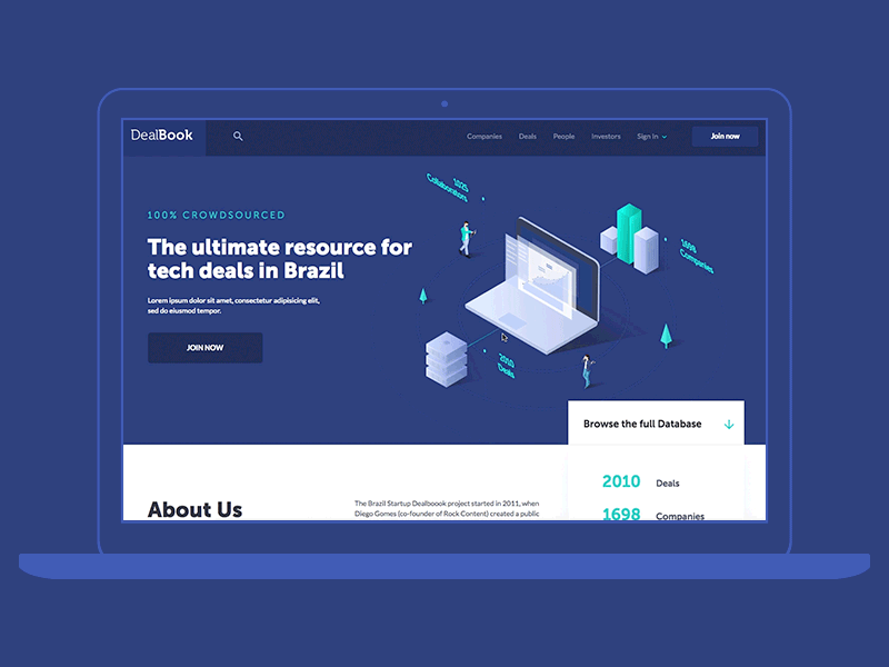 DealBook - Motion (Insany Design) illustration interface motion ui uidesign ux