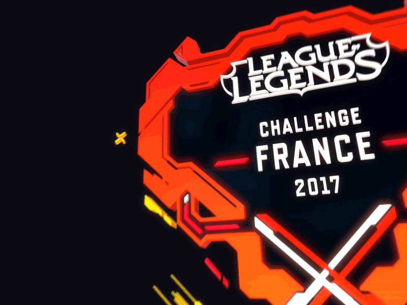 League Of Legends Challenge France esport league of legends motion design