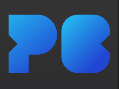 PB Logo b gradient logo p pb portfolio logo