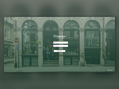 Login page