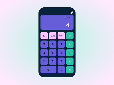 Daily UI #004 Calculator calculator design dui 004 mobile ui ux