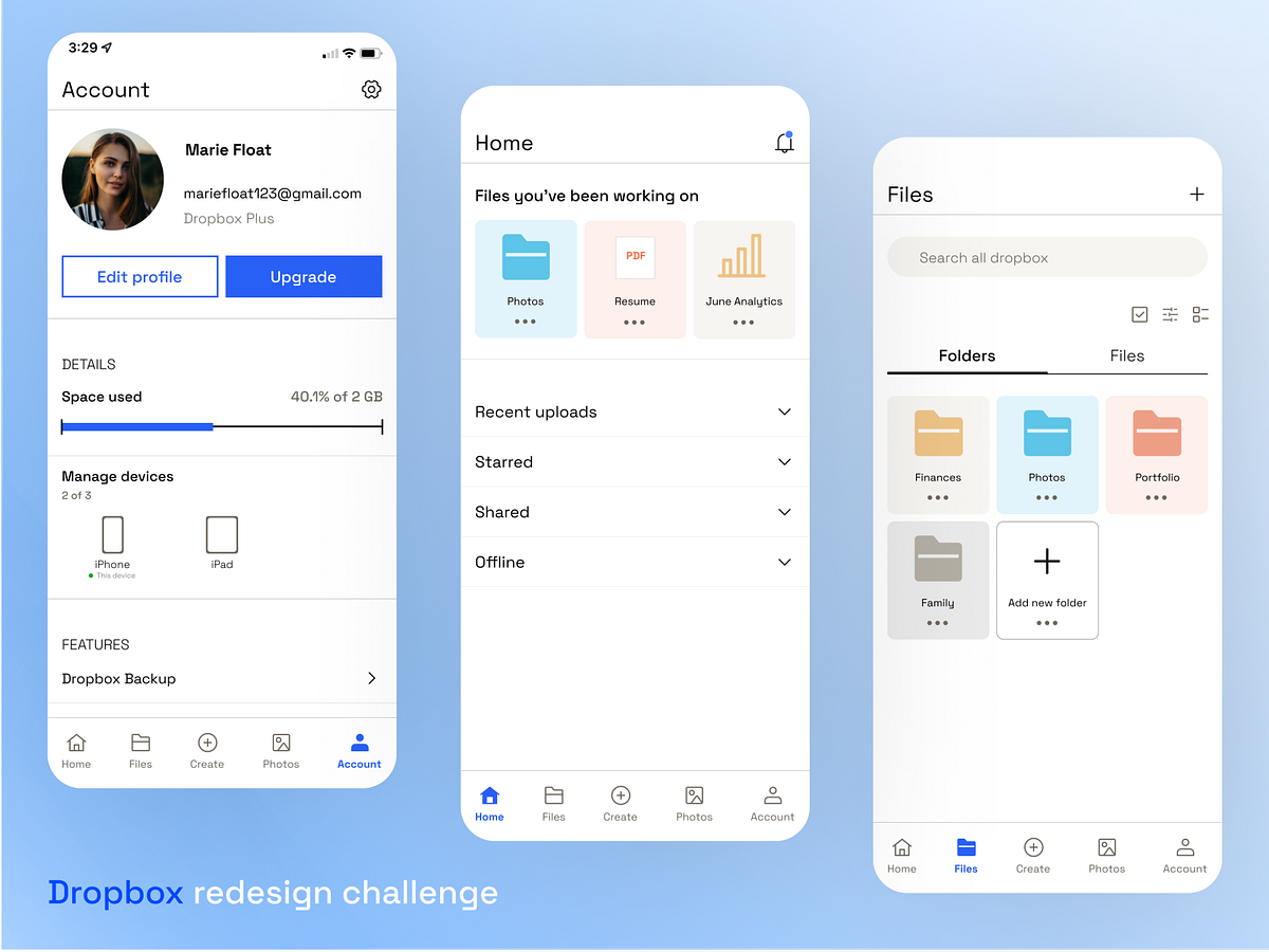 Browse thousands of Dropbox images for design inspiration | Dribbble