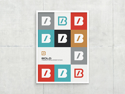 Bold Poster Mockup branding color identity logo mockup poster print screen print typography