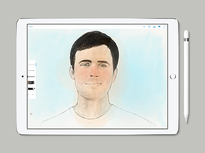 Phil Zaengle, Drawn with iPad Pro, Apple Pencil & Adobe Sketch