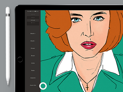 Scully adobe sketch apple pencil art astropad comic drawing ipad pro paint watercolor